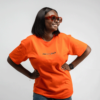 Orange designed t-shirt